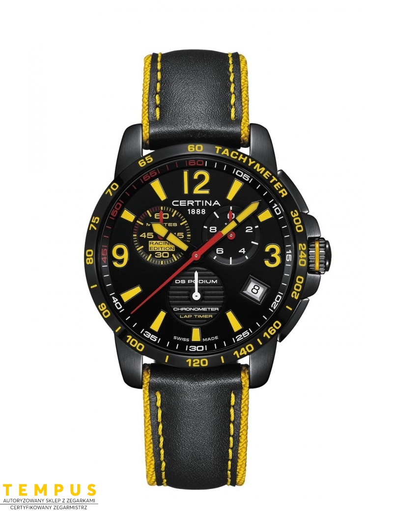 Certina DS PODIUM CHRONOGRAF LAP TIMER 60 MIN C034.453.36.057.10 - Zegarki CERTINA Certina DS PODIUM CHRONOGRAF LAP TIMER 60 MIN C034.453.36.057.10 - Zegarki CERTINA