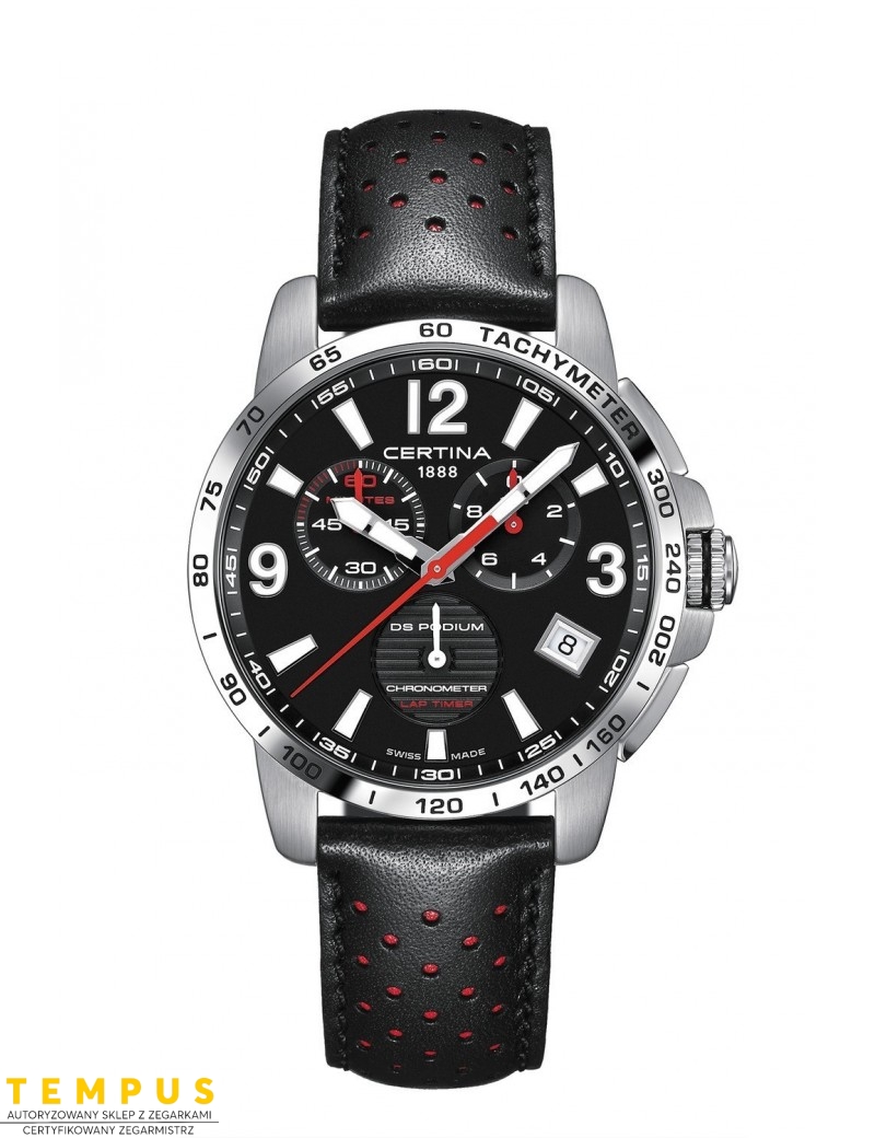 Certina DS PODIUM CHRONOGRAF LAP TIMER 60 MIN C034.453.16.057.00 - Zegarki CERTINA Certina DS PODIUM CHRONOGRAF LAP TIMER 60 MIN C034.453.16.057.00 - Zegarki CERTINA