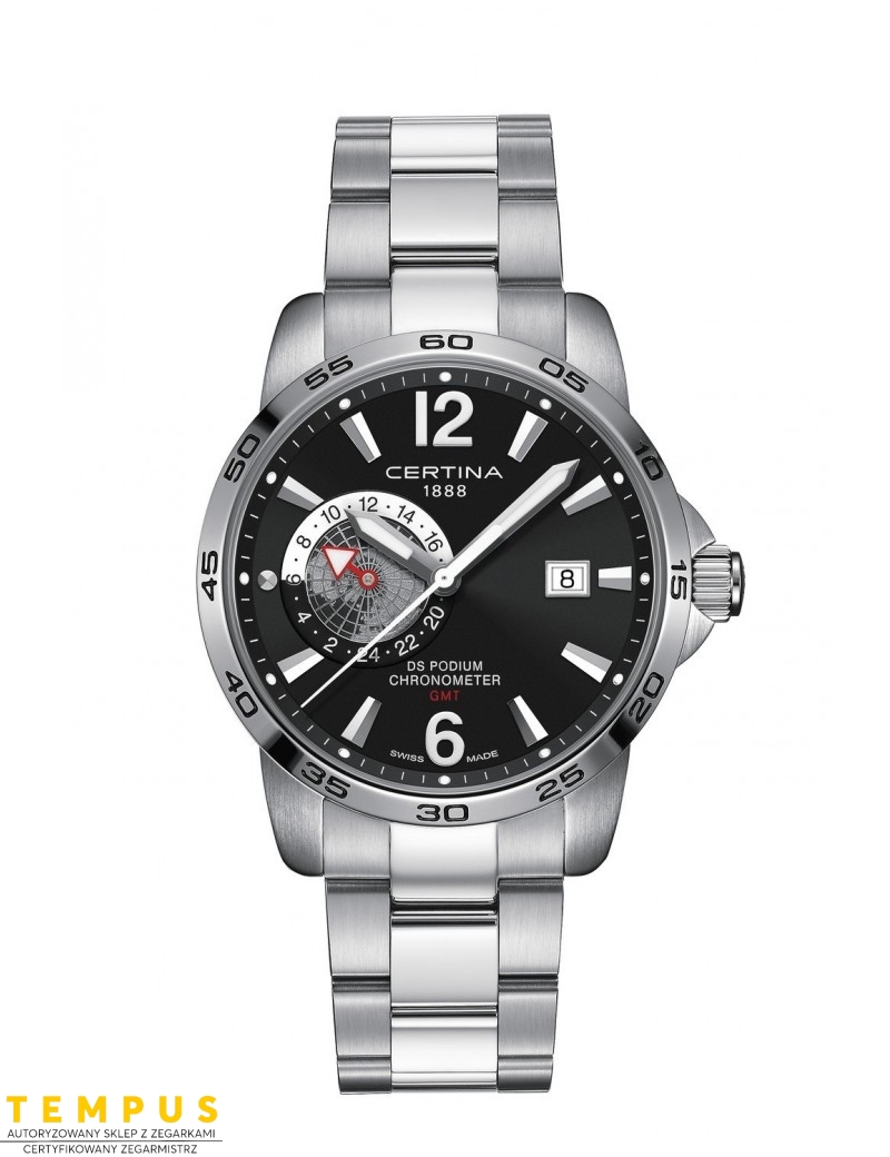 Certina DS PODIUM GMT C034.455.11.057.00 - Zegarki CERTINA
