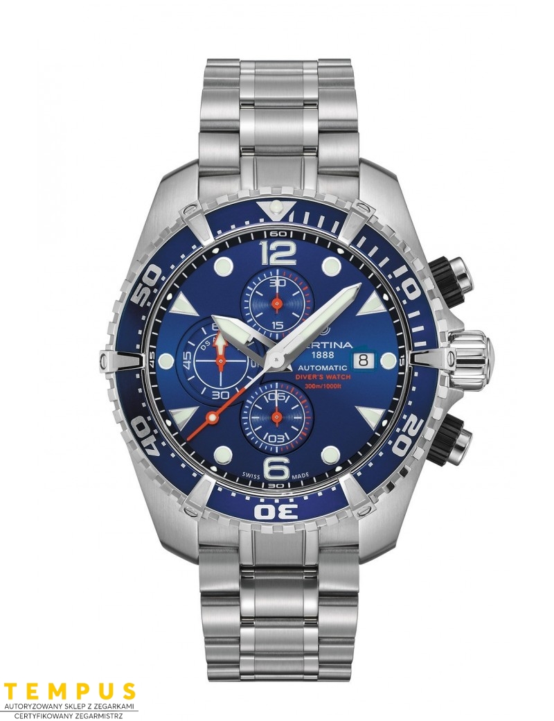 Certina DS ACTION CHRONOGRAPH Diver’S WATCH C032.427.11.041.00 - Zegarki CERTINA