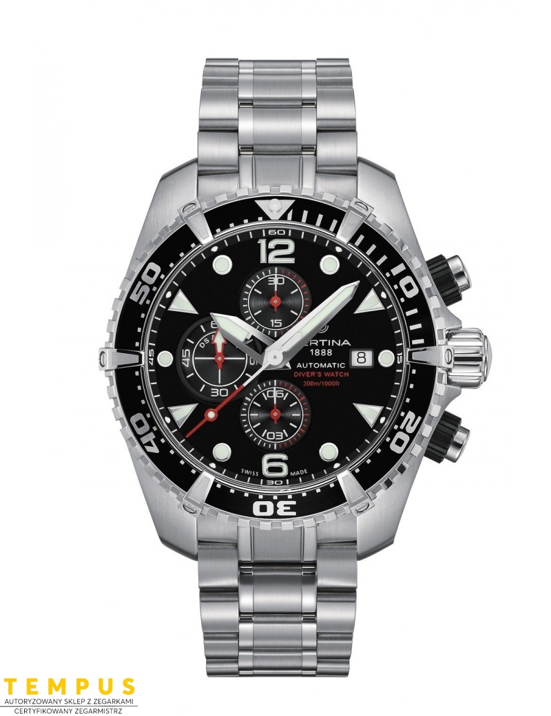 Certina DS ACTION CHRONOGRAPH Diver’S WATCH C032.427.11.051.00 - Zegarki CERTINA Certina DS ACTION CHRONOGRAPH Diver’S WATCH C032.427.11.051.00 - Zegarki CERTINA