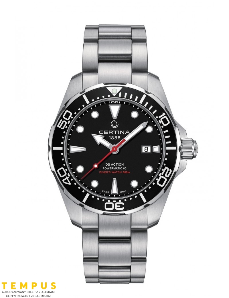 Certina DS ACTION Diver C032.407.11.051.00 Powermatic 80 - Zegarki CERTINA Certina DS ACTION Diver C032.407.11.051.00 Powermatic 80 - Zegarki CERTINA