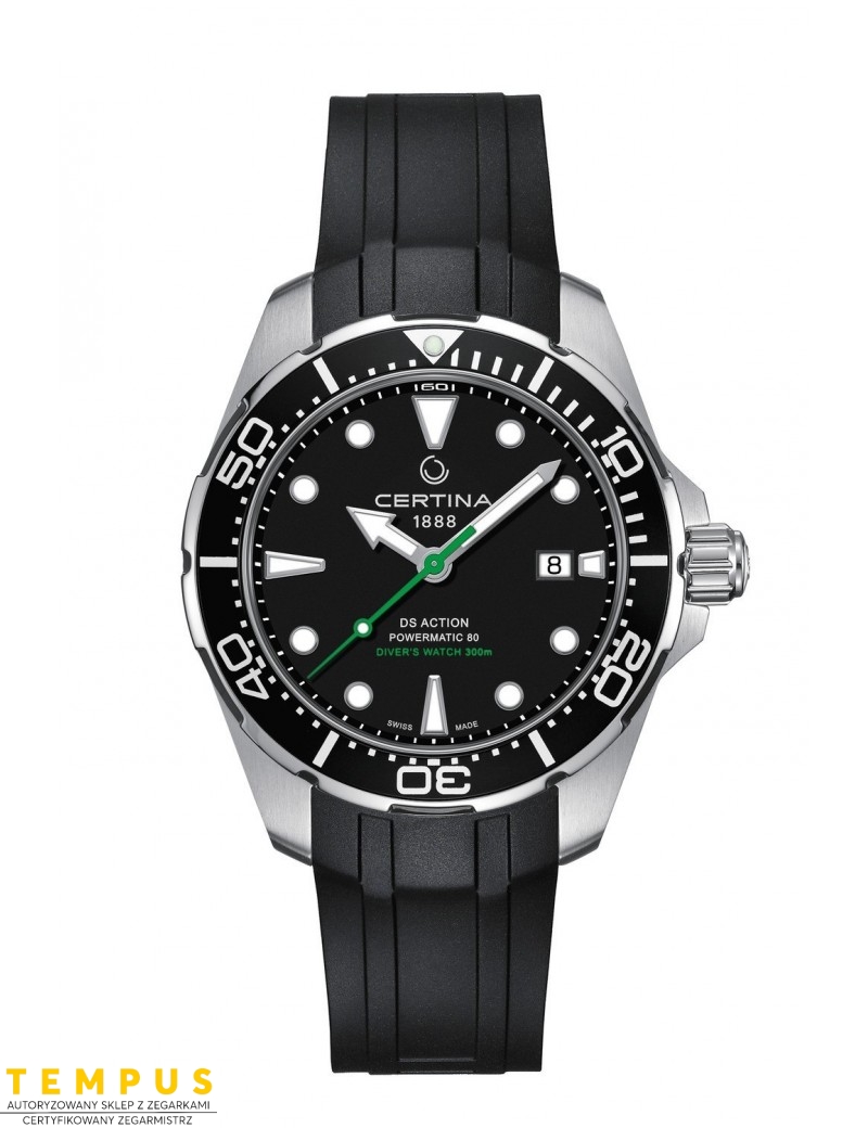 Certina DS ACTION Diver C032.407.17.051.00 Powermatic 80 - Zegarki CERTINA Certina DS ACTION Diver C032.407.17.051.00 Powermatic 80 - Zegarki CERTINA