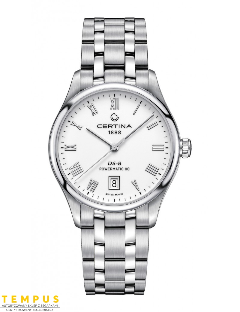 Elegancki zegarek męski automatyczny Certina DS-8 Gent Powermatic 80 C033.407.11.013.00 Elegancki zegarek męski automatyczny Certina DS-8 Gent Powermatic 80 C033.407.11.013.00
