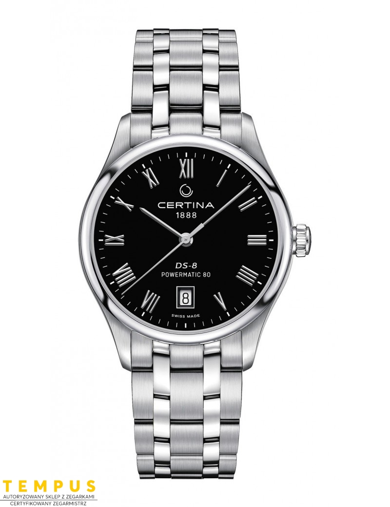 Elegancki zegarek męski automatyczny Certina DS-8 Gent Powermatic 80 C033.407.11.053.00 Elegancki zegarek męski automatyczny Certina DS-8 Gent Powermatic 80 C033.407.11.053.00
