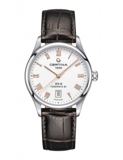 Elegancki zegarek męski automatyczny Certina DS-8 Gent Powermatic 80 C033.407.16.013.00