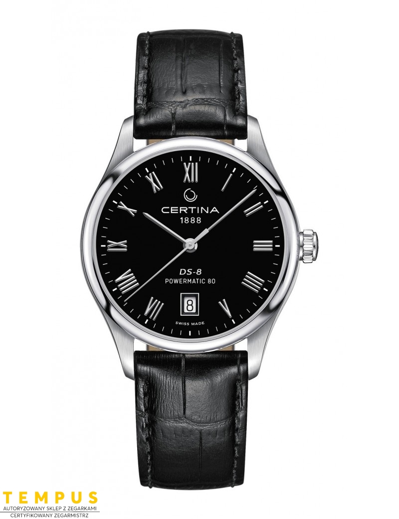 Elegancki zegarek męski automatyczny Certina DS-8 Gent Powermatic 80 C033.407.16.053.00 Elegancki zegarek męski automatyczny Certina DS-8 Gent Powermatic 80 C033.407.16.053.00