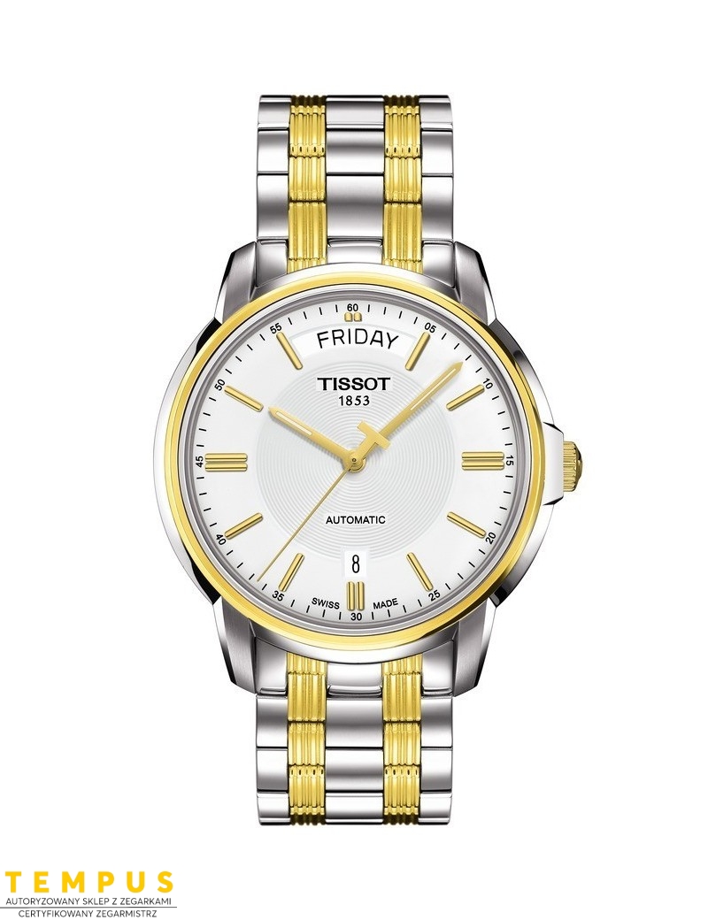 Tissot Automatics III Day Date T065.930.22.031.00 - Zegarki TISSOT