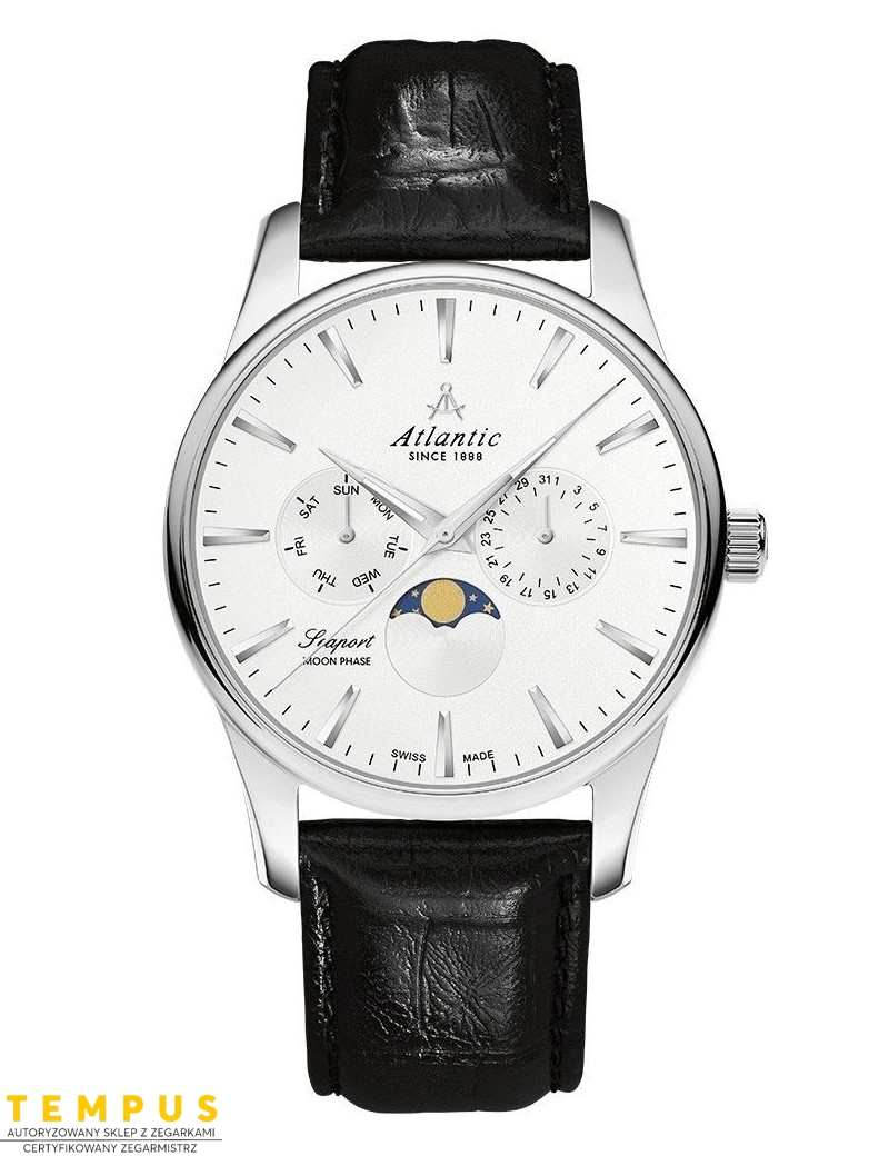 Atlantic SEAPORT 56550.41.21 Moon Phase - Zegarki ATLANTIC Atlantic SEAPORT 56550.41.21 Moon Phase - Zegarki ATLANTIC