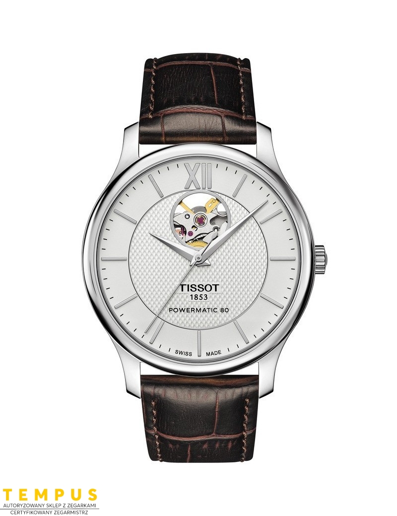 Tissot TRADITION Automatic OPEN HEART T063.907.16.038.00 - Zegarki TISSOT Tissot TRADITION Automatic OPEN HEART T063.907.16.038.00 - Zegarki TISSOT