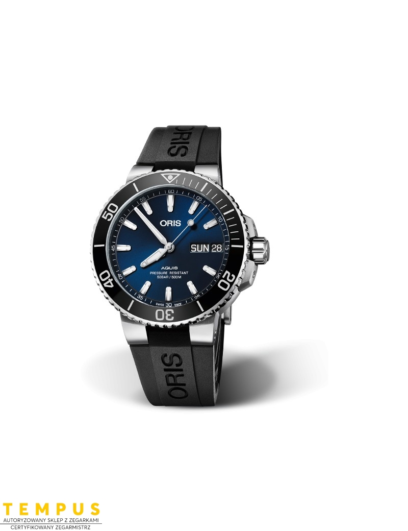 Zegarek sportowy męski Oris Aquis Big Day Date 01 752 7733 4135-07 4 24 64Eb - Zegarki ORIS Zegarek sportowy męski Oris Aquis Big Day Date 01 752 7733 4135-07 4 24 64Eb - Zegarki ORIS