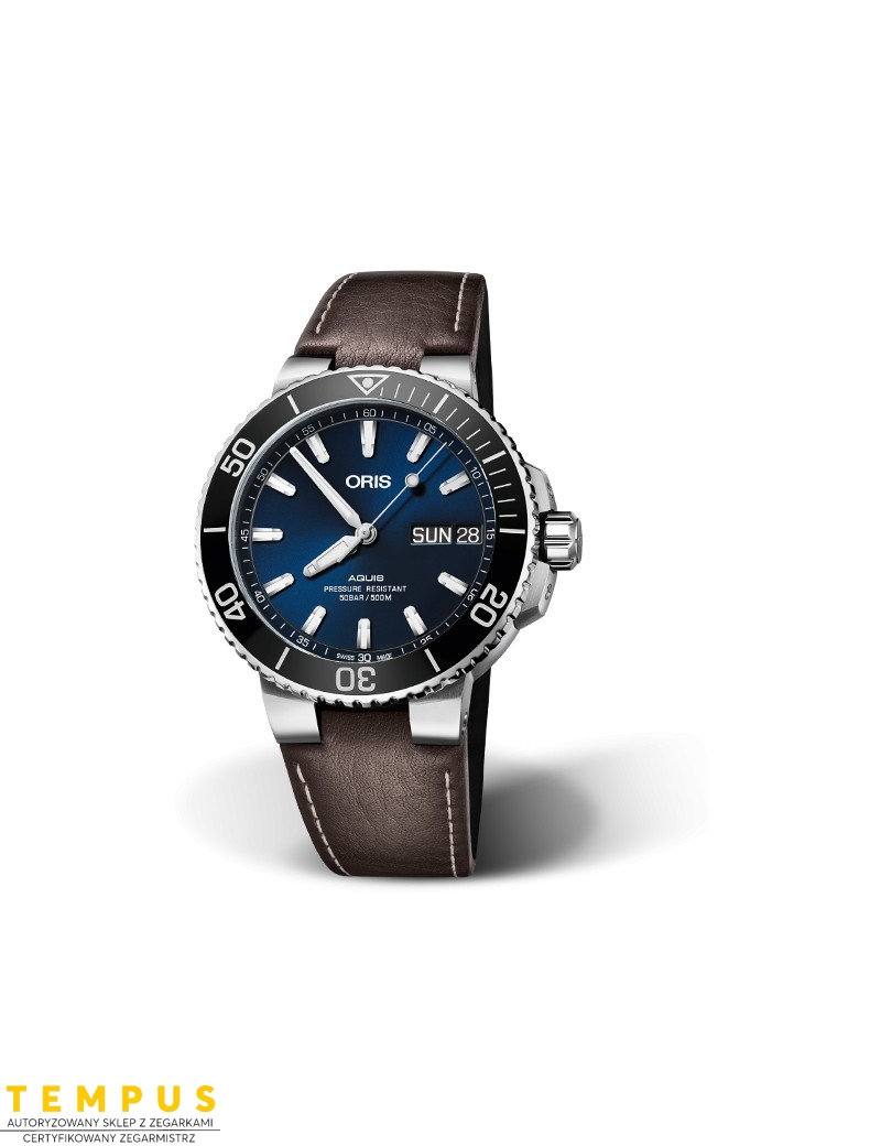 Zegarek sportowy męski Oris Aquis Big Day Date 01 752 7733 4135-07 5 24 10Eb - Zegarki ORIS Zegarek sportowy męski Oris Aquis Big Day Date 01 752 7733 4135-07 5 24 10Eb - Zegarki ORIS