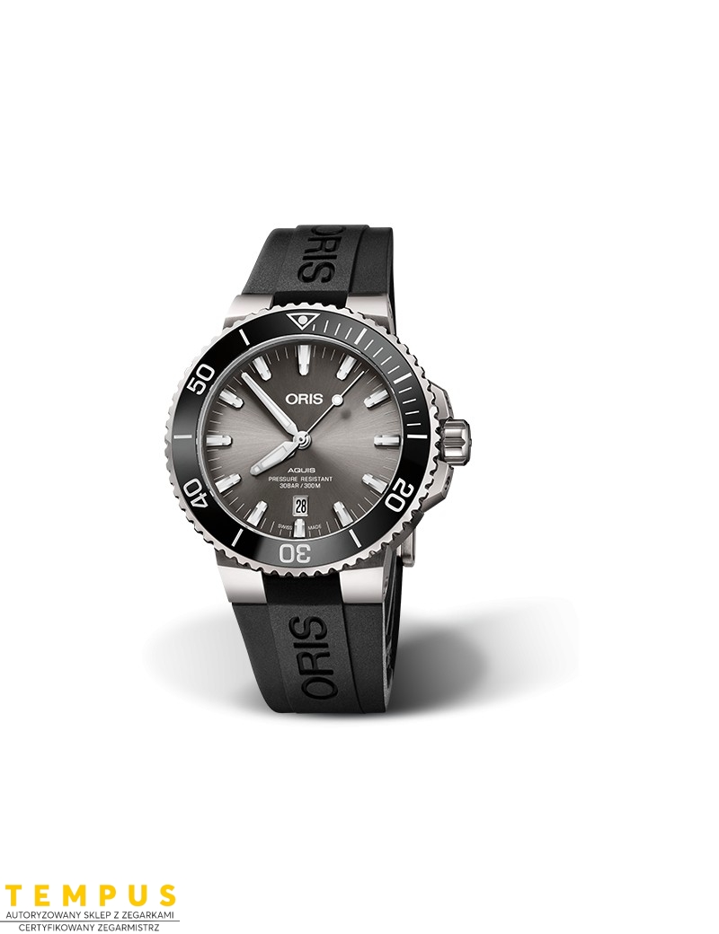 Zegarek sportowy męski Oris Aquis Titanium Date 01 733 7730 7153-07 4 24 64Teb - Zegarki ORIS Zegarek sportowy męski Oris Aquis Titanium Date 01 733 7730 7153-07 4 24 64Teb - Zegarki ORIS