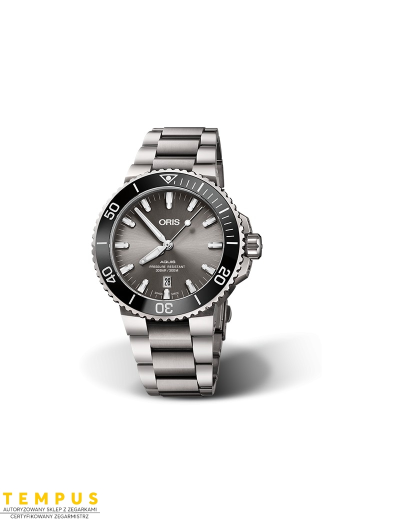 Zegarek sportowy męski Oris Aquis Titanium Date 01 733 7730 7153-07 8 24 15Peb - Zegarki ORIS Zegarek sportowy męski Oris Aquis Titanium Date 01 733 7730 7153-07 8 24 15Peb - Zegarki ORIS