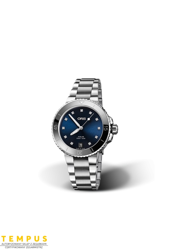 Zegarek sportowy damski Oris Aquis Date Diamonds 01 733 7731 4195-07 8 18 05P 36. Zegarek sportowy damski Oris Aquis Date Diamonds 01 733 7731 4195-07 8 18 05P 36.