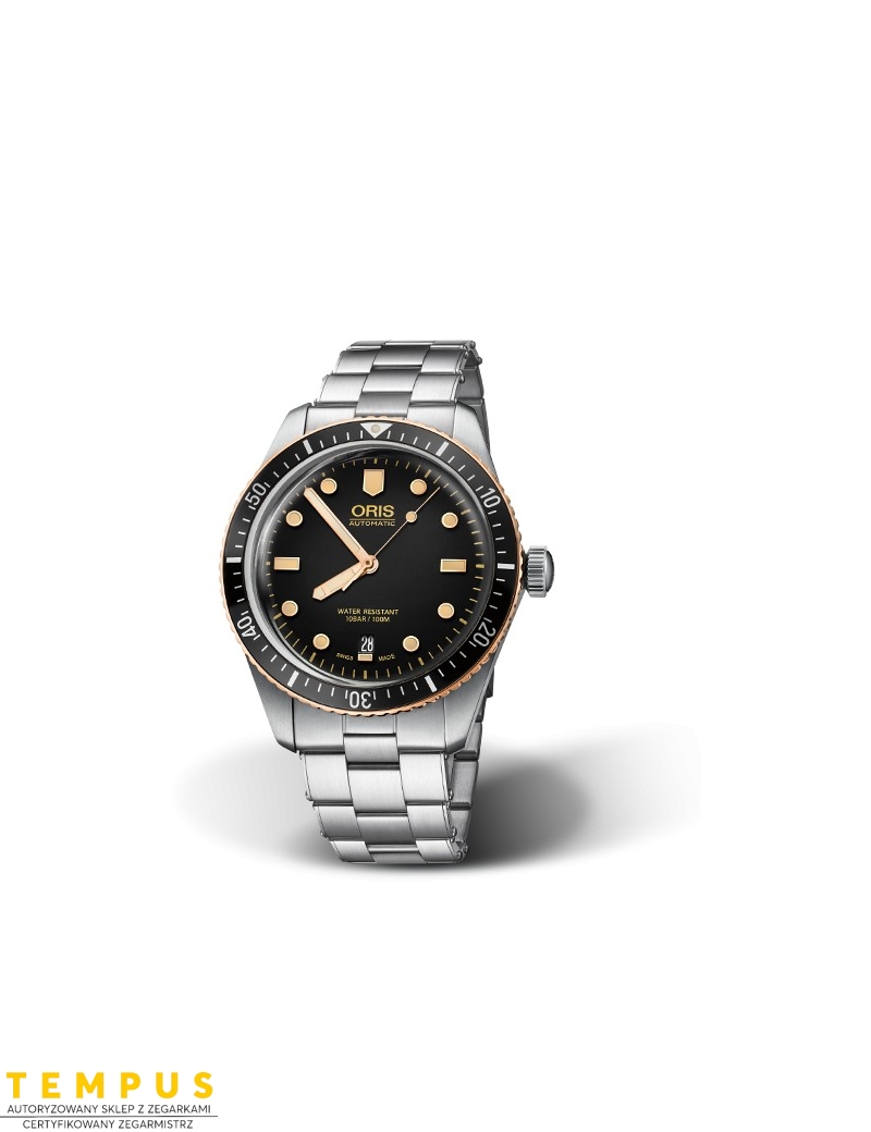 Zegarek sportowy męski Oris Divers Sixty-Five 01 733 7707 4354-07 8 20 18 - Zegarki ORIS
