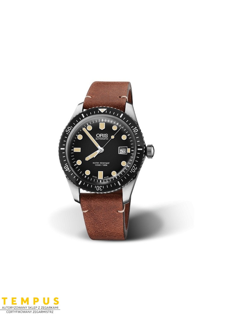 Zegarek sportowy męski Oris Divers Sixty-Five 01 733 7720 4054-07 5 21 45 - Zegarki ORIS