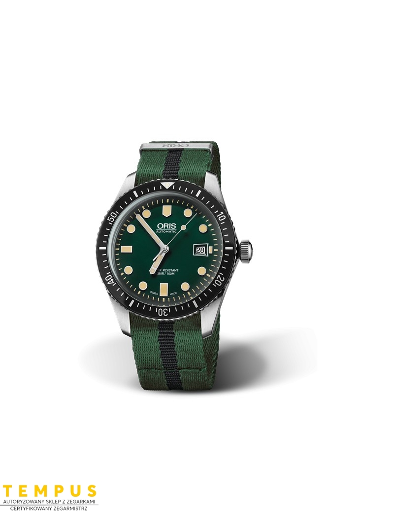 Zegarek sportowy męski Oris Divers Sixty-Five 01 733 7720 4057-07 5 21 25Fc - Zegarki ORIS