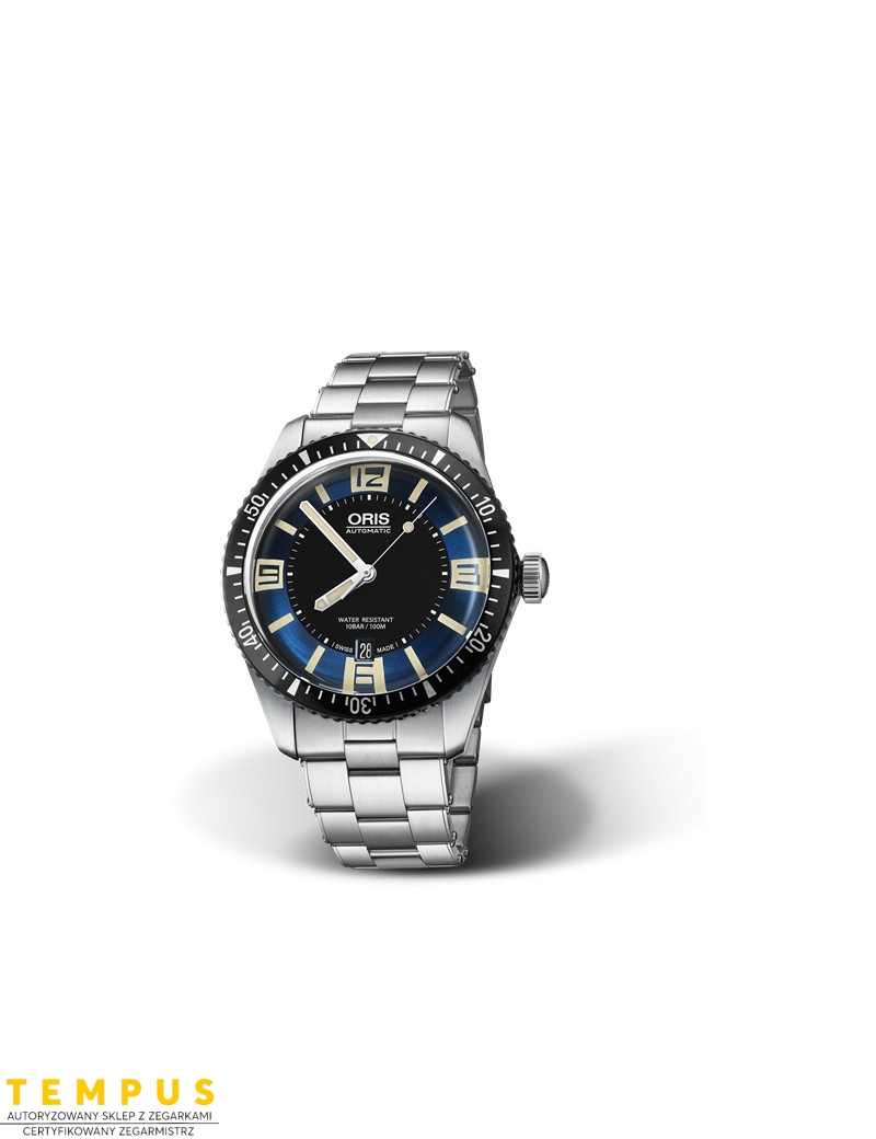 Zegarek sportowy męski Oris Divers Sixty-Five 01 733 7707 4035-07 8 20 18 - Zegarki ORIS