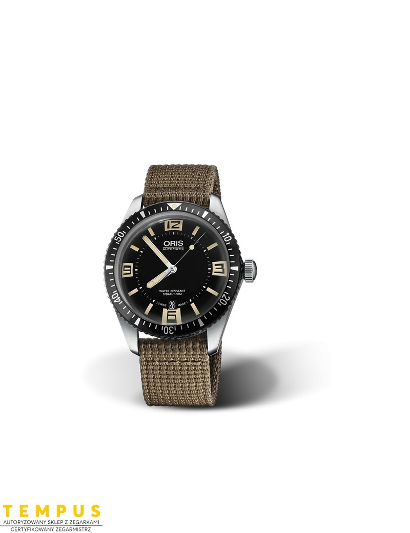 Zegarek sportowy męski Oris Divers Sixty-Five 01 733 7707 4064-07 5 20 22 - Zegarki ORIS