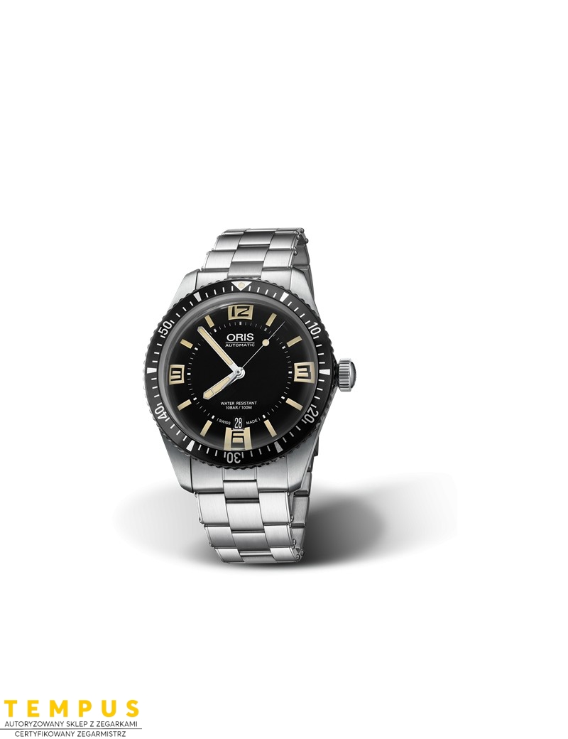 Zegarek sportowy męski Oris Divers Sixty-Five 01 733 7707 4064-07 8 20 18 - Zegarki ORIS