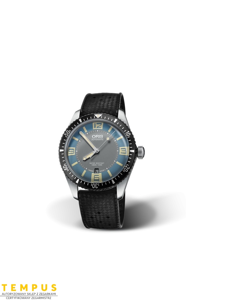 Zegarek sportowy męski Oris Divers Sixty-Five 01 733 7707 4065-07 4 20 18 - Zegarki ORIS