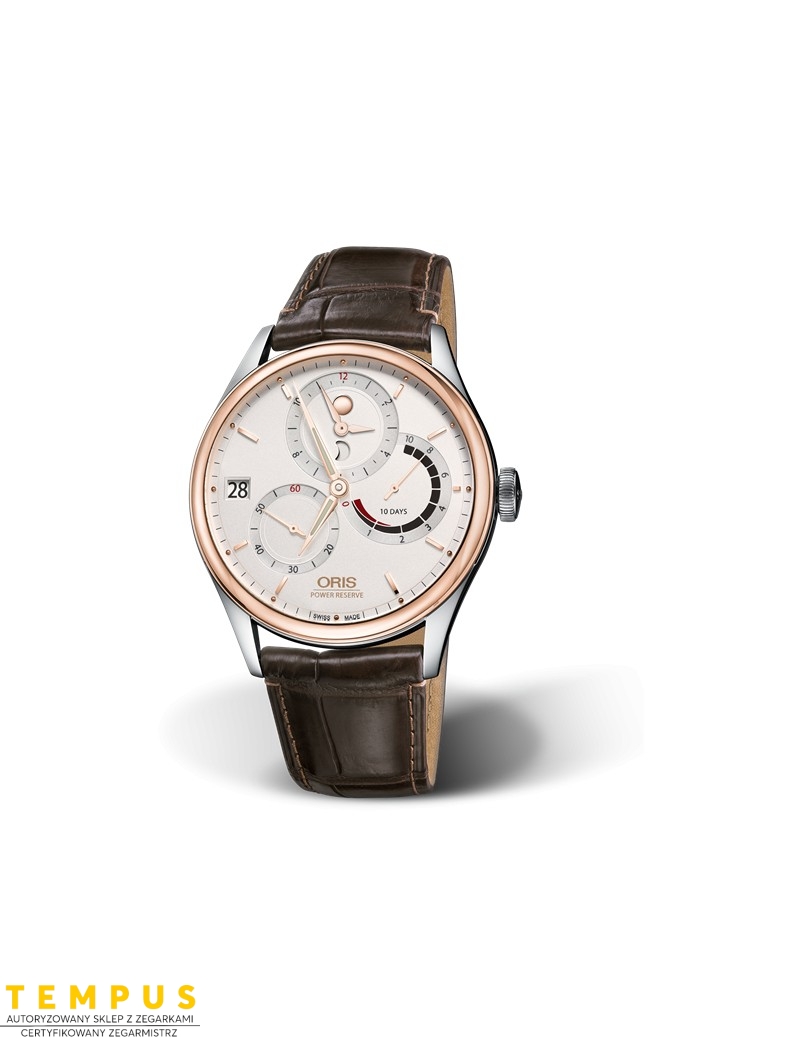 Zegarek klasyczny, elegancki męski Oris Artelier Calibre 112 01 112 7726 6351-Set 1 23 73Fc - Zegarki ORIS