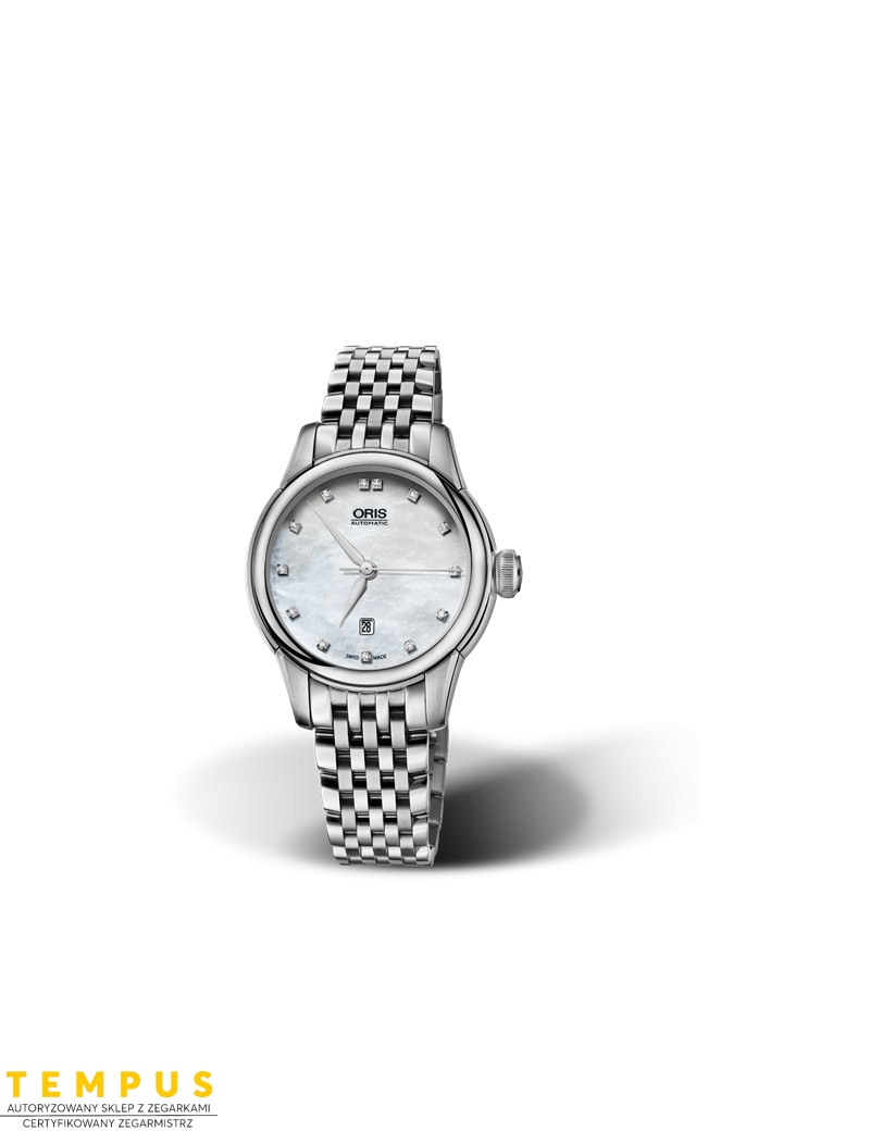 Zegarek damski Oris Artelier Date Diamonds 01 561 7687 4091-07 8 14 77 - Zegarki ORIS