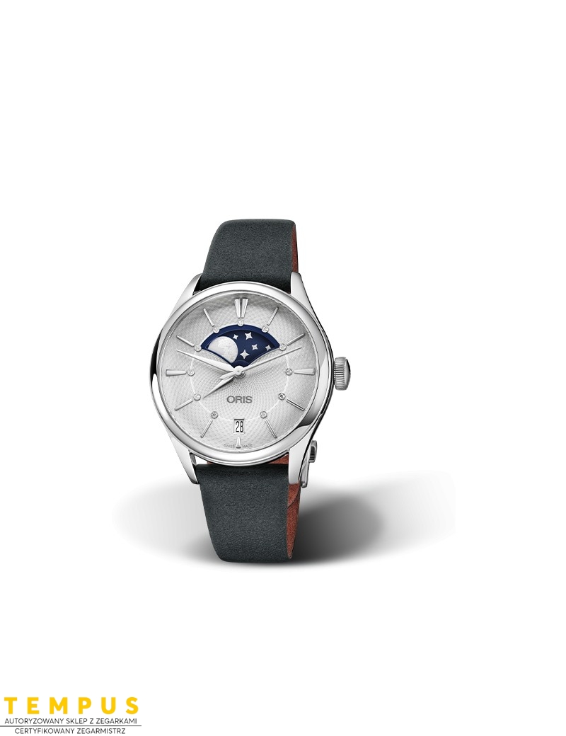 Zegarek damski Oris Artelier Grande Lune Date 01 763 7723 4051-07 5 18 34Fc - Zegarki ORIS Zegarek damski Oris Artelier Grande Lune Date 01 763 7723 4051-07 5 18 34Fc - Zegarki ORIS