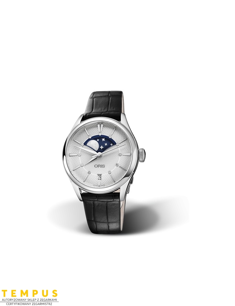 Zegarek damski Oris Artelier Grande Lune Date 01 763 7723 4051-07 5 18 64Fc - Zegarki ORIS