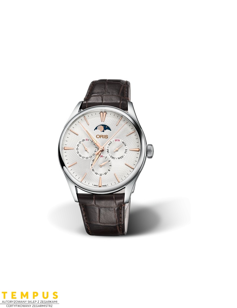 Zegarek męski Oris Artelier Complication 01 781 7729 4031-07 5 21 65Fc - Zegarki ORIS Zegarek męski Oris Artelier Complication 01 781 7729 4031-07 5 21 65Fc - Zegarki ORIS