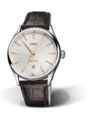 Zegarek męski Oris Artelier Chronometer Date 01 737 7721 4031-07 5 21 65Fc - Zegarki ORIS