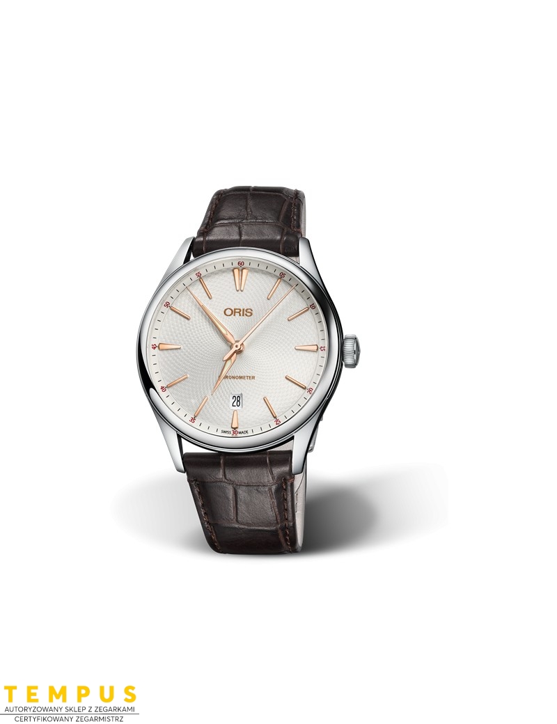 Zegarek męski Oris Artelier Chronometer Date 01 737 7721 4031-07 5 21 65Fc - Zegarki ORIS Zegarek męski Oris Artelier Chronometer Date 01 737 7721 4031-07 5 21 65Fc - Zegarki ORIS