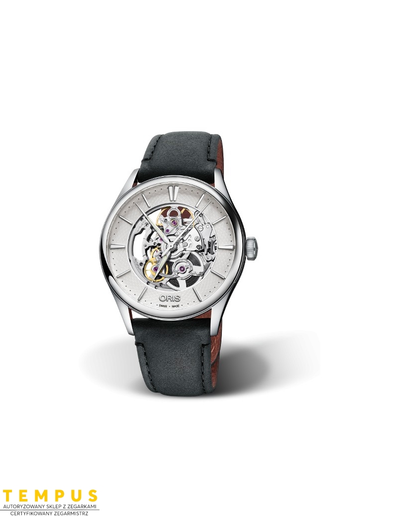 Zegarek męski Oris Artelier Skeleton 01 734 7721 4051-07 5 21 34Fc - Zegarki ORIS Zegarek męski Oris Artelier Skeleton 01 734 7721 4051-07 5 21 34Fc - Zegarki ORIS