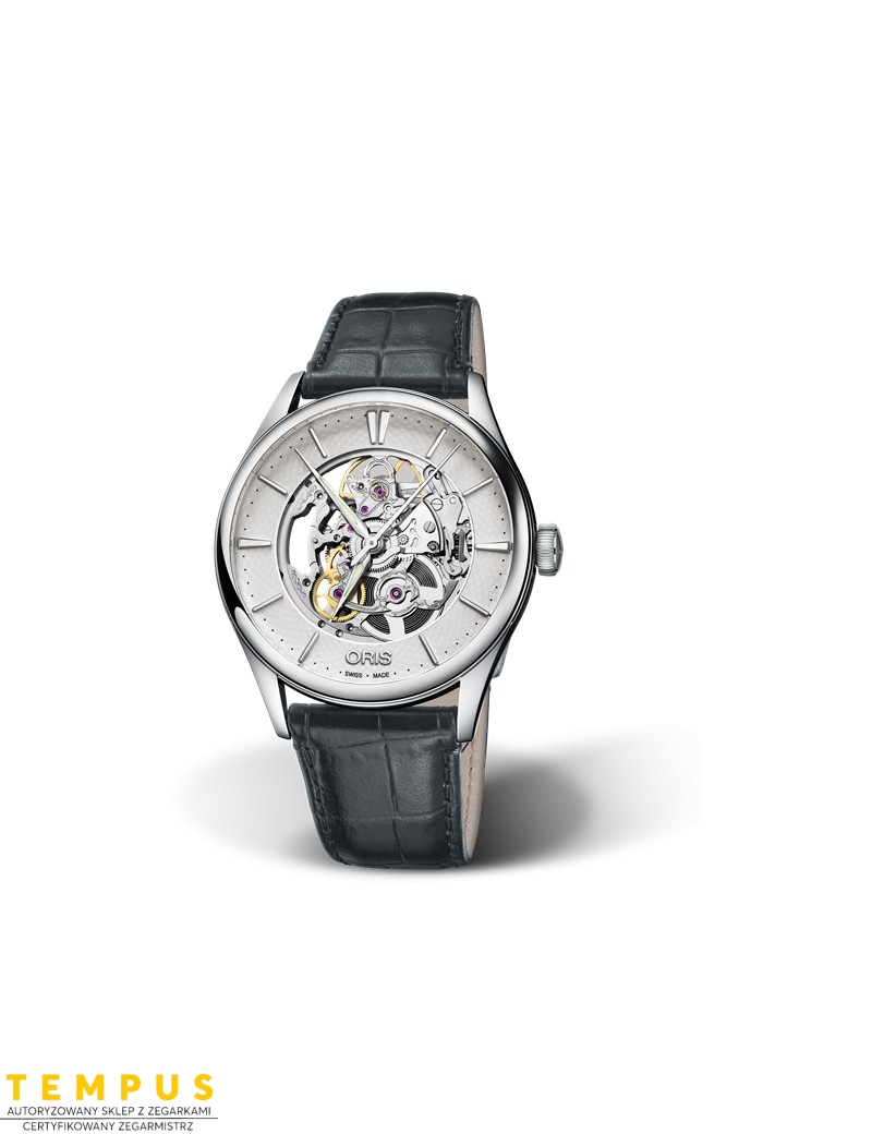 Zegarek męski Oris Artelier Skeleton 01 734 7721 4051-07 5 21 61Fc - Zegarki ORIS Zegarek męski Oris Artelier Skeleton 01 734 7721 4051-07 5 21 61Fc - Zegarki ORIS