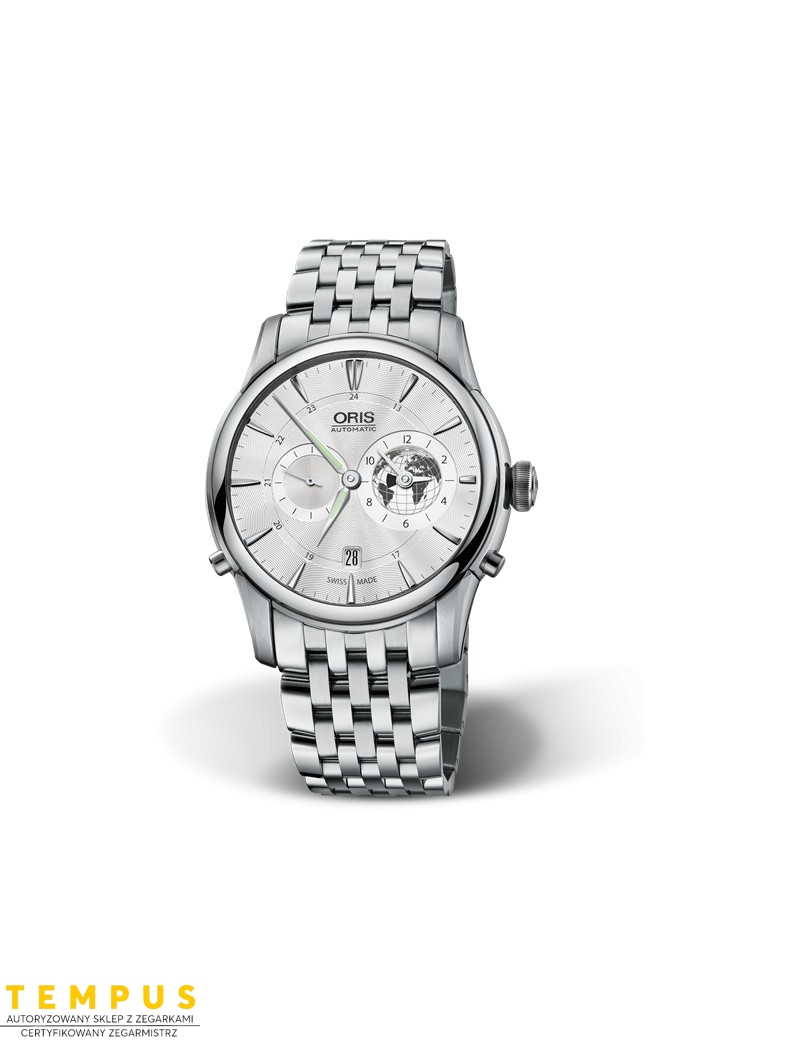 Zegarek męski Oris Greenwich Mean Time Limited Edition 01 690 7690 4081-Set Mb - Zegarki ORIS Zegarek męski Oris Greenwich Mean Time Limited Edition 01 690 7690 4081-Set Mb - Zegarki ORIS