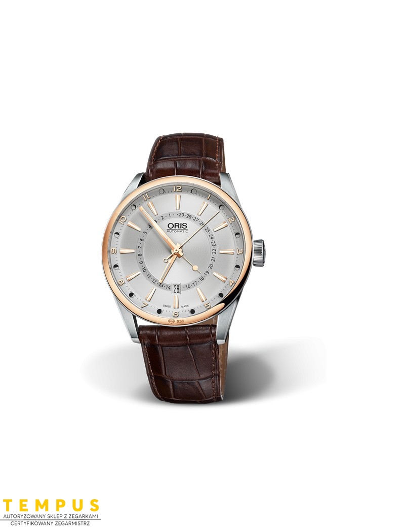 Zegarek męski Oris Artix Pointer Moon Date 01 761 7691 6331-07 5 21 80Fc - Zegarki ORIS Zegarek męski Oris Artix Pointer Moon Date 01 761 7691 6331-07 5 21 80Fc - Zegarki ORIS