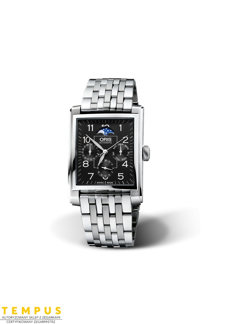 Zegarek męski Oris Rectangular Complication 01 582 7658 4034-07 8 23 82 - Zegarki ORIS Zegarek męski Oris Rectangular Complication 01 582 7658 4034-07 8 23 82 - Zegarki ORIS