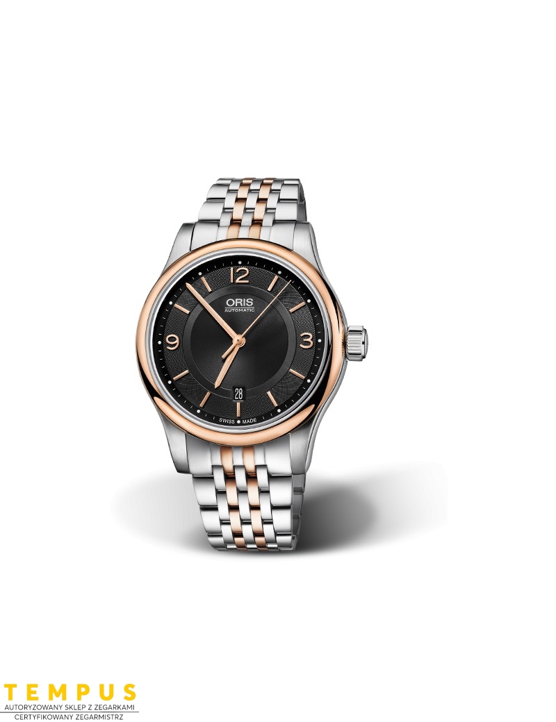 Zegarek klasyczny męski Oris Classic Date 01 733 7594 4334-07 8 20 12 - Zegarki ORIS Zegarek klasyczny męski Oris Classic Date 01 733 7594 4334-07 8 20 12 - Zegarki ORIS