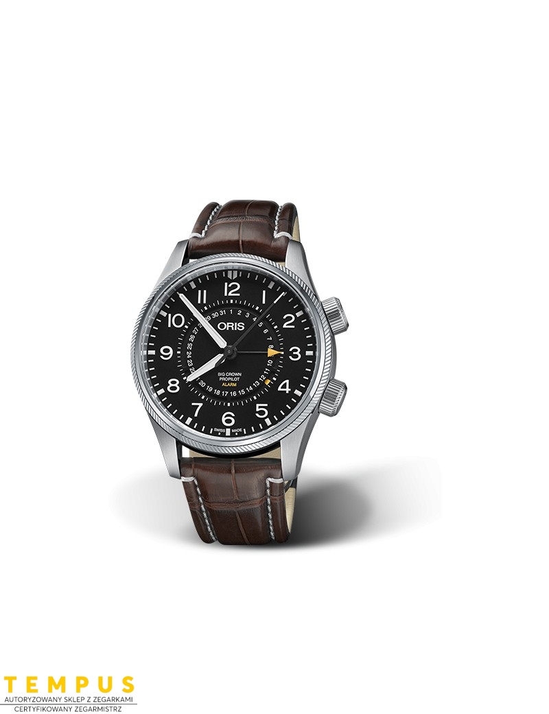 Zegarek lotniczy męski Oris Big Crown Propilot Alarm Limited Edition 01 910 7745 4084-Set Ls - Zegarki ORIS