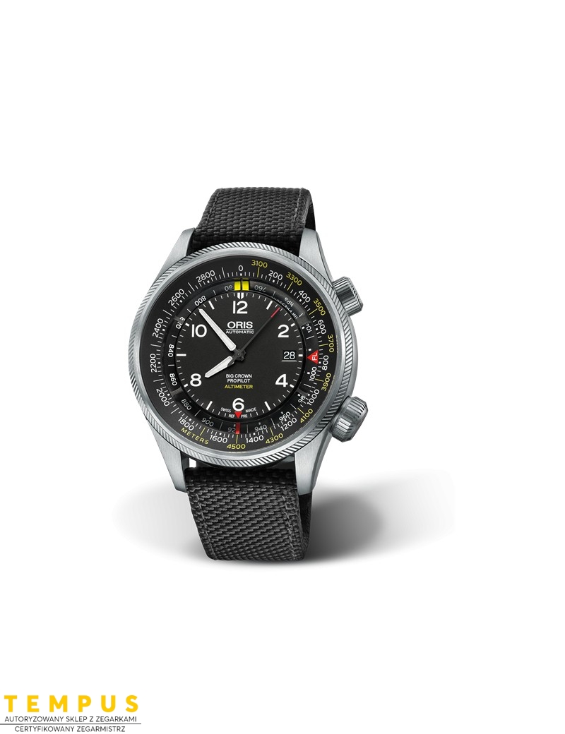Zegarek lotniczy męski Oris Big Crown Propilot Altimeter With Meter Scale 01 733 7705 4164-Set 5 23 15Fc - Zegarki ORIS Zegarek lotniczy męski Oris Big Crown Propilot Altimeter With Meter Scale 01 733 7705 4164-Set 5 23 15Fc - Zegarki ORIS