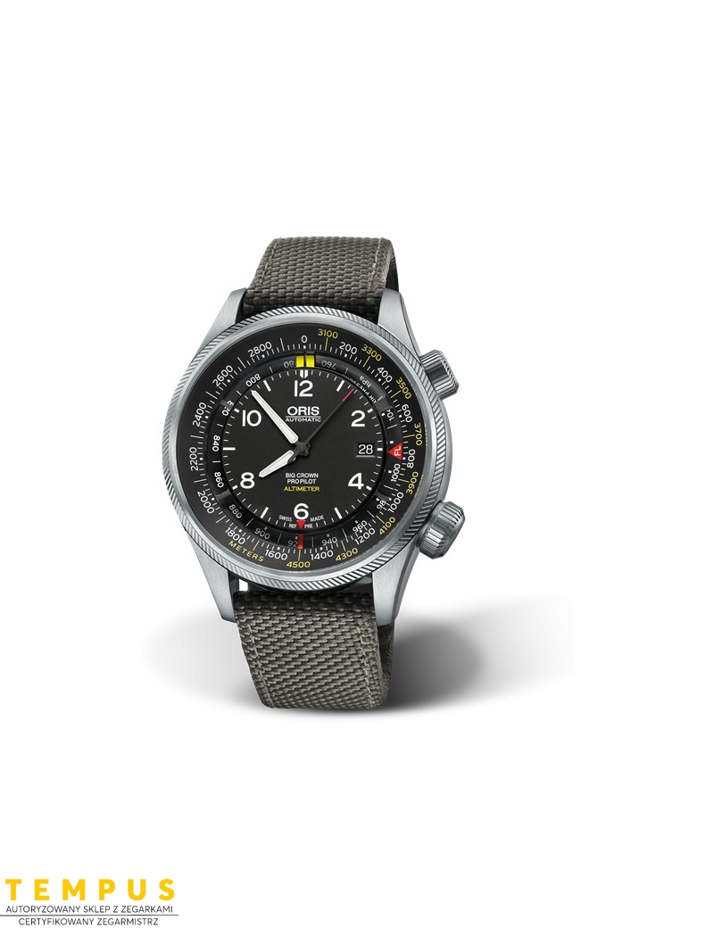 Zegarek lotniczy męski Oris Big Crown Propilot Altimeter With Meter Scale 01 733 7705 4164-Set 5 23 17Fc - Zegarki ORIS Zegarek lotniczy męski Oris Big Crown Propilot Altimeter With Meter Scale 01 733 7705 4164-Set 5 23 17Fc - Zegarki ORIS