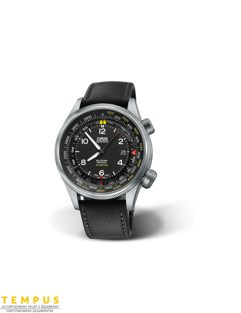 Zegarek lotniczy męski Oris Big Crown Propilot Altimeter With Meter Scale 01 733 7705 4164-Set 5 23 19Fc - Zegarki ORIS Zegarek lotniczy męski Oris Big Crown Propilot Altimeter With Meter Scale 01 733 7705 4164-Set 5 23 19Fc - Zegarki ORIS