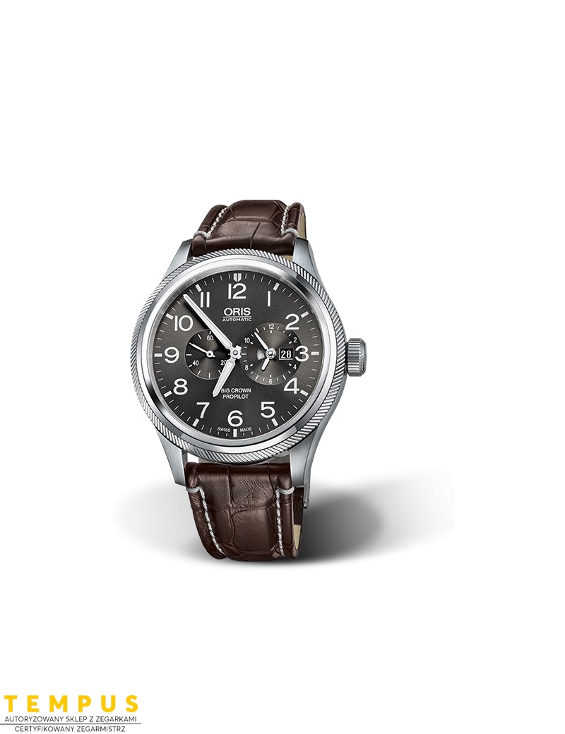 Zegarek lotniczy męski Oris Big Crown Propilot Worldtimer 01 690 7735 4063-07 1 22 72Fc - Zegarki ORIS