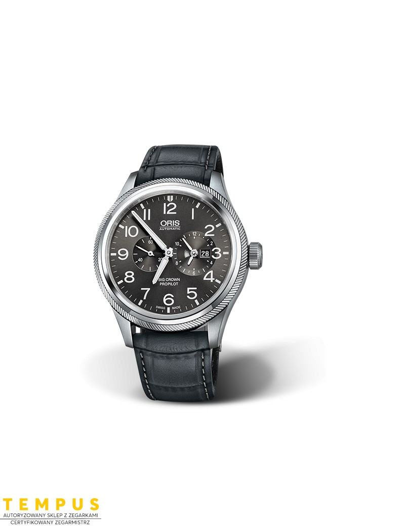 Zegarek lotniczy męski Oris Big Crown Propilot Worldtimer 01 690 7735 4063-07 5 22 06Fc - Zegarki ORIS