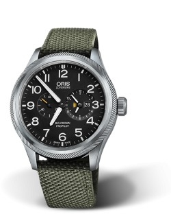 Zegarek lotniczy męski Oris Big Crown Propilot Worldtimer 01 690 7735 4164-07 5 22 14Fc - Zegarki ORIS