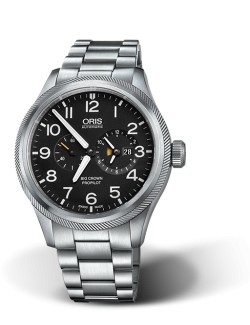 Zegarek lotniczy męski Oris Big Crown Propilot Worldtimer 01 690 7735 4164-07 8 22 19-1 - Zegarki ORIS