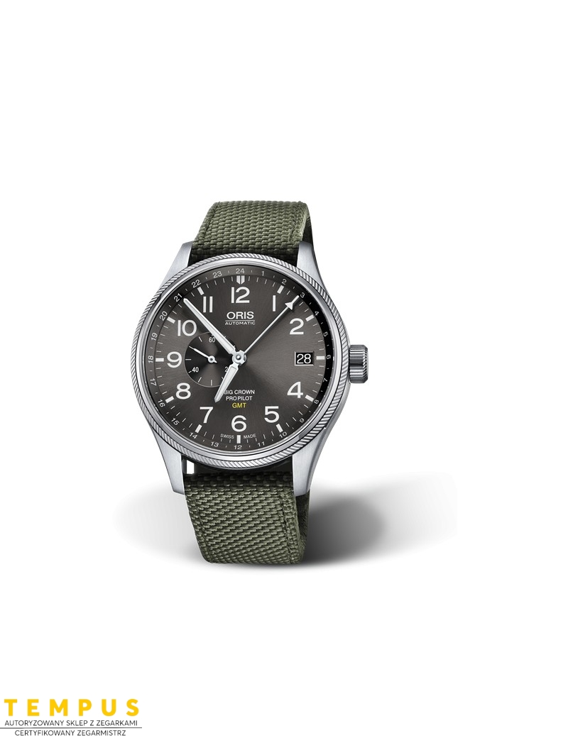 Zegarek lotniczy męski Oris Big Crown Propilot Gmt Small Second 01 748 7710 4063-07 5 22 14Fc - Zegarki ORIS Zegarek lotniczy męski Oris Big Crown Propilot Gmt Small Second 01 748 7710 4063-07 5 22 14Fc - Zegarki ORIS