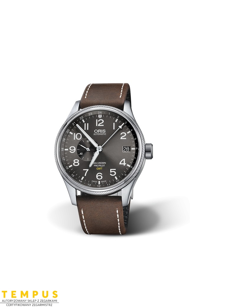 Zegarek lotniczy męski Oris Big Crown Propilot Gmt Small Second 01 748 7710 4063-07 5 22 05Fc - Zegarki ORIS Zegarek lotniczy męski Oris Big Crown Propilot Gmt Small Second 01 748 7710 4063-07 5 22 05Fc - Zegarki ORIS