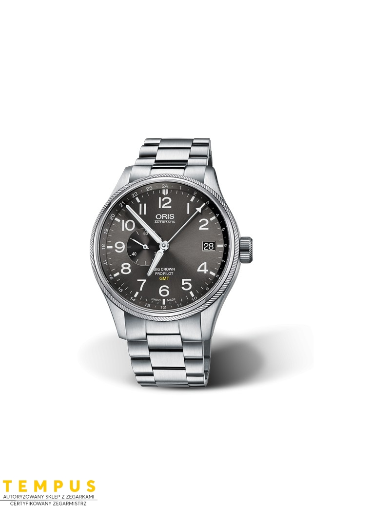 Zegarek lotniczy męski Oris Big Crown Propilot Gmt Small Second 01 748 7710 4063-07 8 22 19 - Zegarki ORIS Zegarek lotniczy męski Oris Big Crown Propilot Gmt Small Second 01 748 7710 4063-07 8 22 19 - Zegarki ORIS